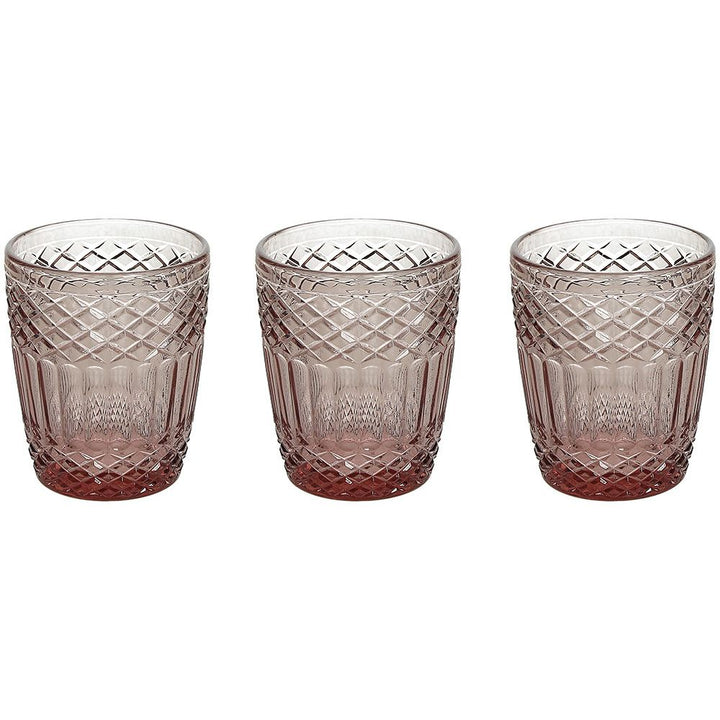 Set 6 Claire Rosa tumbler 300cc - Arimi Home & Kitchen