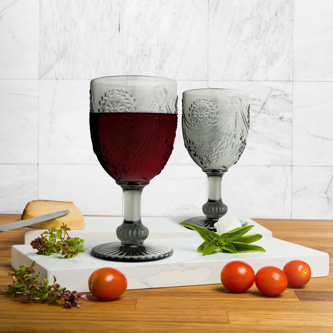 Set 6 Piece Savoia Green Goblet 320cc