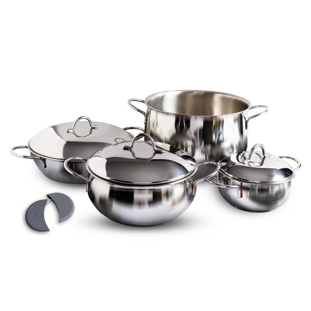 Bella 7-Piece Italian Stainless Steel Cookware Set