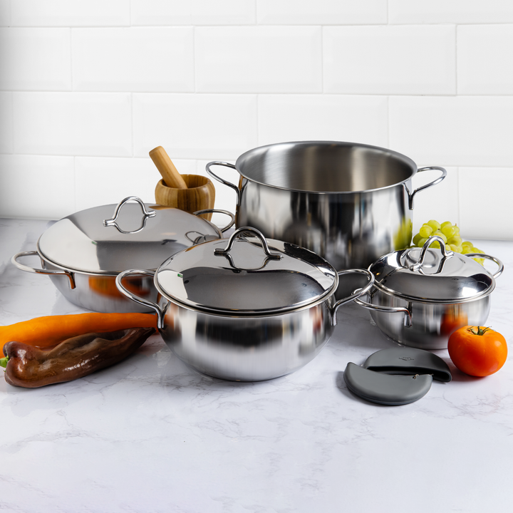 Bella 7-Piece Italian Stainless Steel Cookware Set