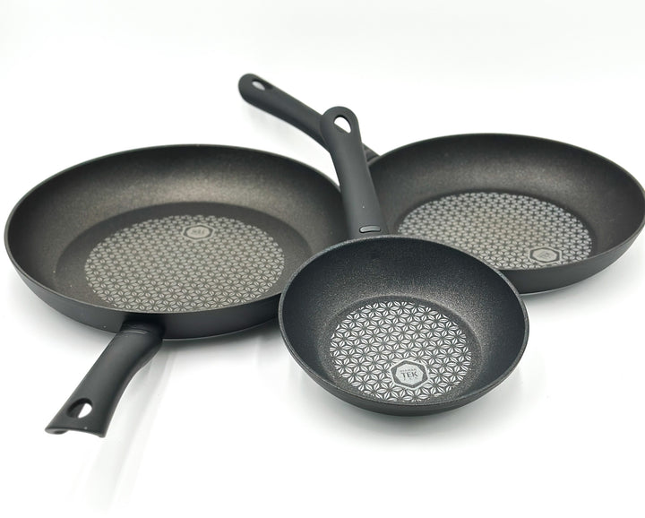 ARIMI Diamante Italian Frying Pan Set - 3 piece