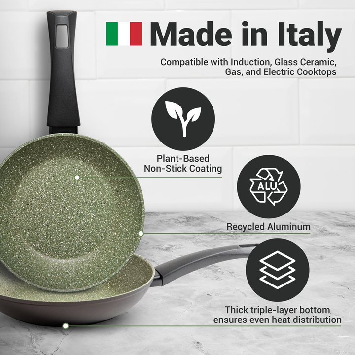 ARIMI Natura Italian Frying Pan Set - 2 Piece