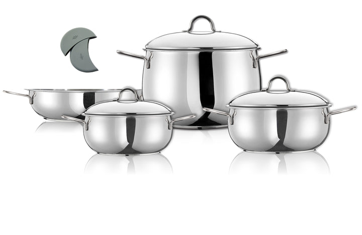 Bella 7-Piece Stainless Steel Cookware Set - Arimi Home & Kitchen