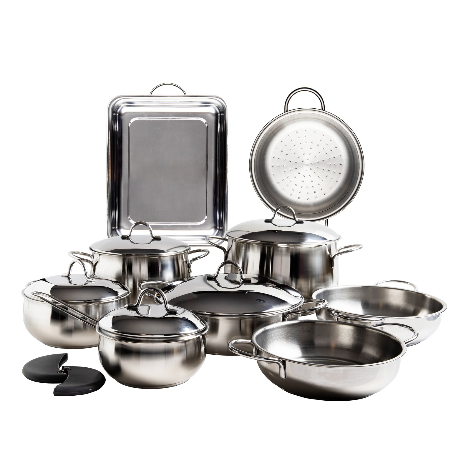 ARIMI Bella 14-Piece Italian Stainless Steel Cookware Set