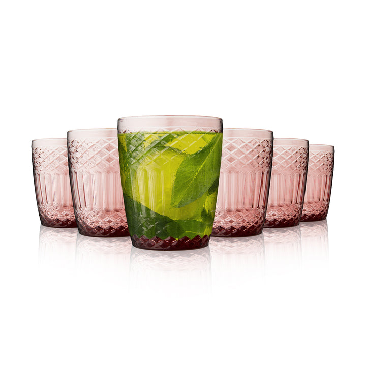 Set 6 Piece Claire Rosa tumbler 300cc