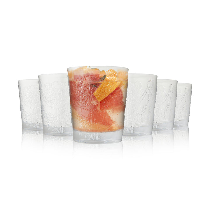 Set 6 Piece Savoia White Tumbler 320cc