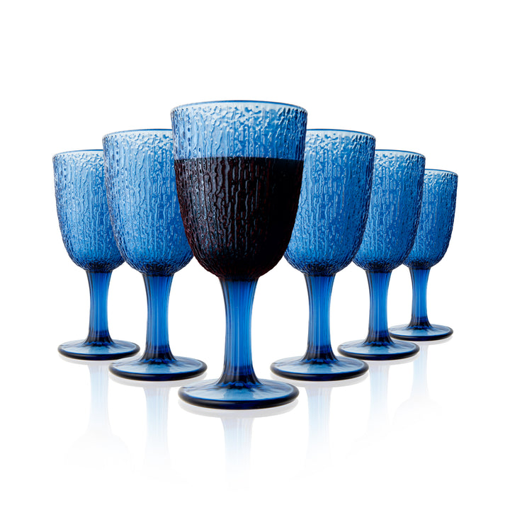 Set 6 Piece Davor Navy Goblet 250cc