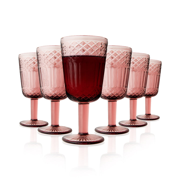 Set 6 Piece Claire Rosa Goblet 270cc