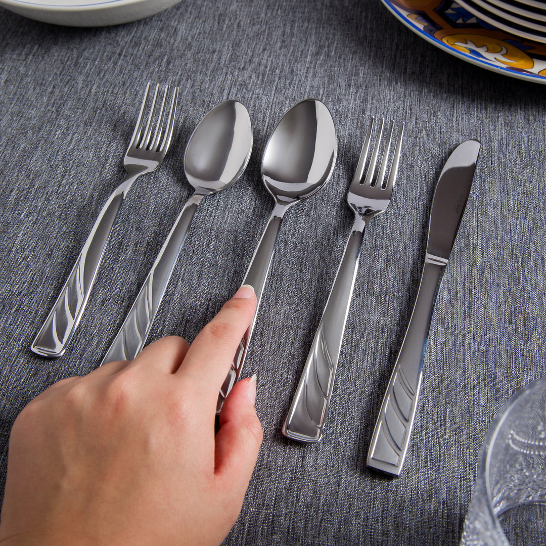 ARIMI Emilia Italian Stainless Steel 20 Piece Flatware Set - Service for 4