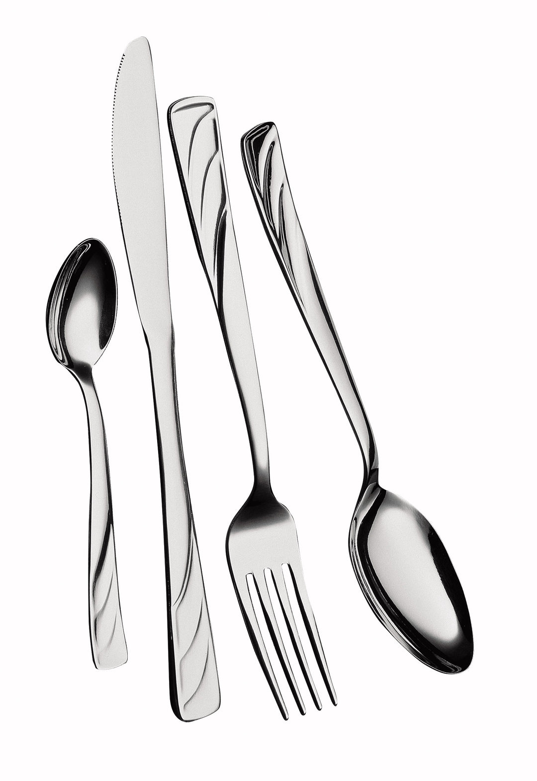 Emilia Italian Stainless Steel 20 Piece Flatware Set - Service for 4 - Arimi Home & Kitchen