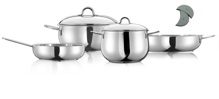 Luna 6-Piece Stainless Steel Cookware Set - Arimi Home & Kitchen