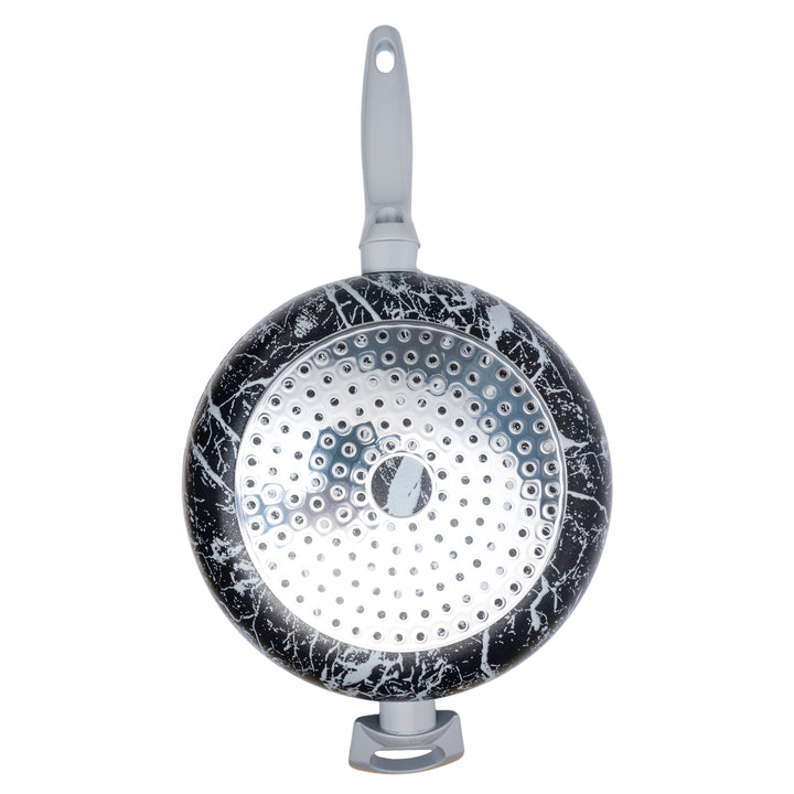 Diamond Marble Saute Pan With Lid 28Cm - Arimi Home & Kitchen