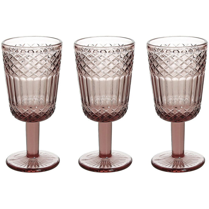 Set 6 Claire Rosa Goblet 270cc - Arimi Home & Kitchen