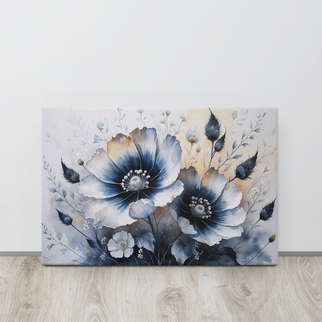 Whispers of Bloom – Watercolor Wildflower Art Print