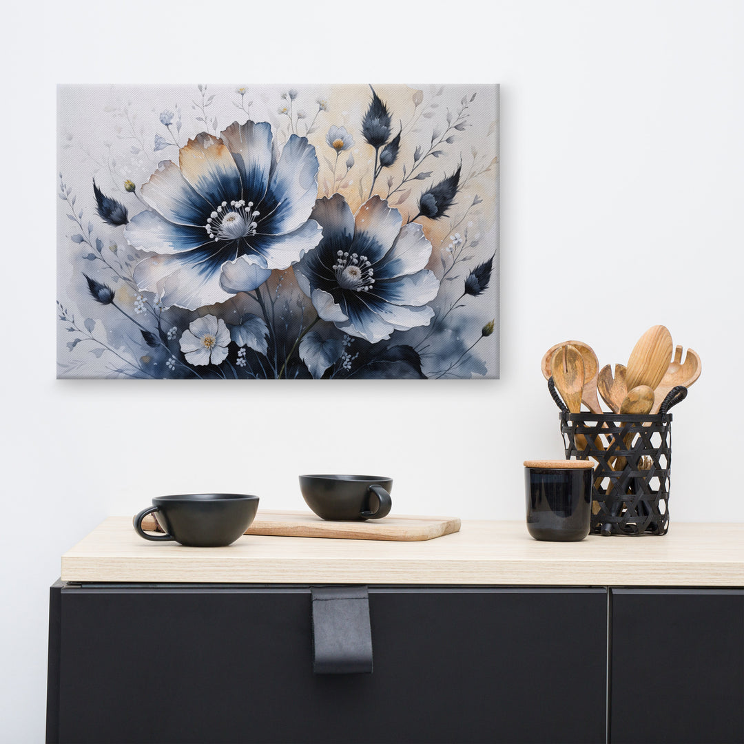 Whispers of Bloom – Watercolor Wildflower Art Print