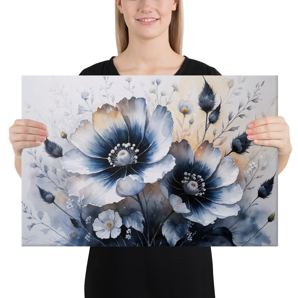 Whispers of Bloom – Watercolor Wildflower Art Print