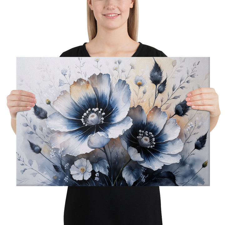 Whispers of Bloom – Watercolor Wildflower Art Print