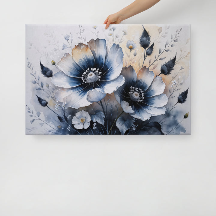 Whispers of Bloom – Watercolor Wildflower Art Print