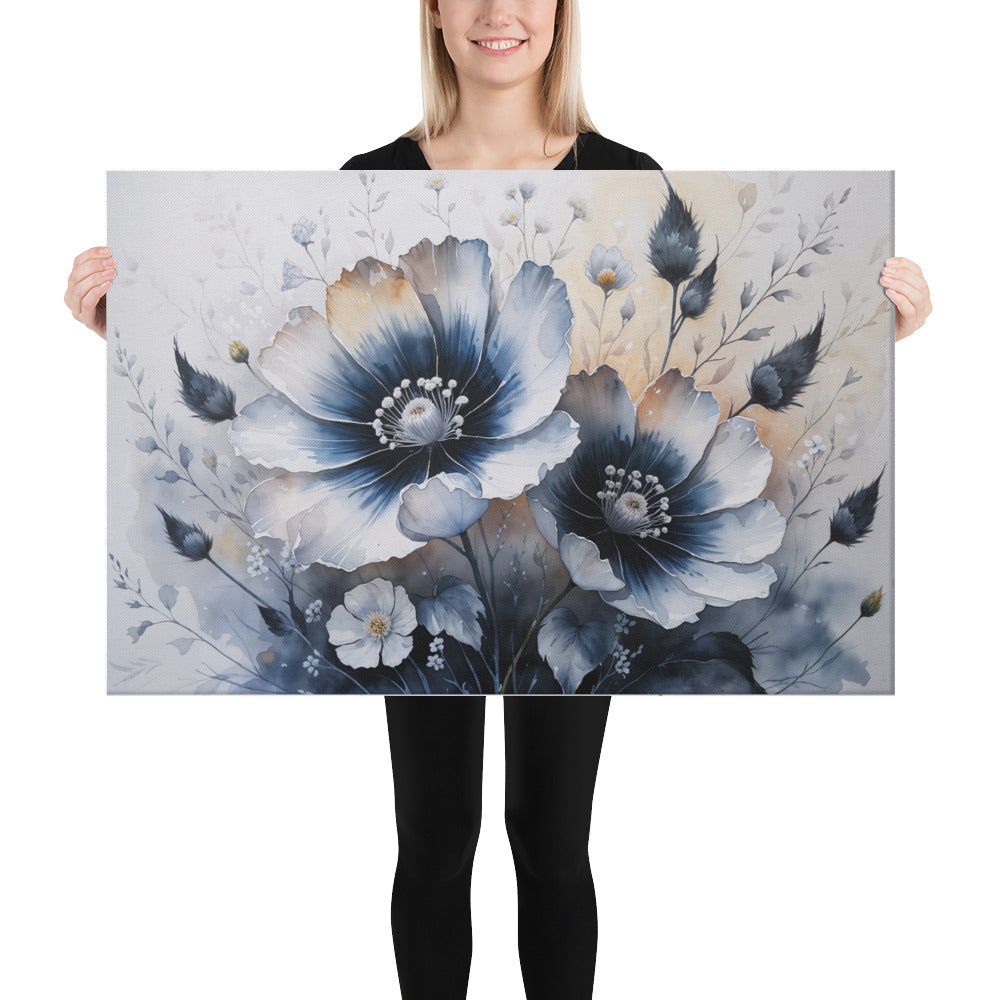 Whispers of Bloom – Watercolor Wildflower Art Print