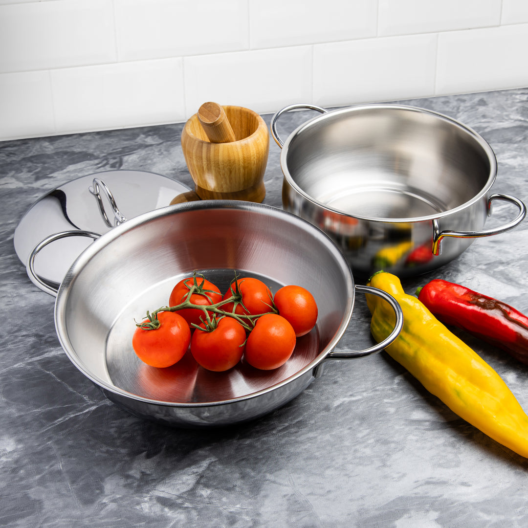 Luna 6-Piece Stainless Steel Cookware Set