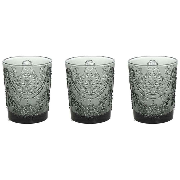 Set 6 Savoia Green Tumbler 320cc - Arimi Home & Kitchen