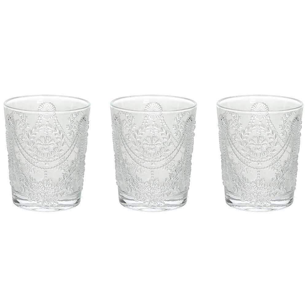 Set 6 Savoia White Tumbler 320cc  - Arimi Home & Kitchen