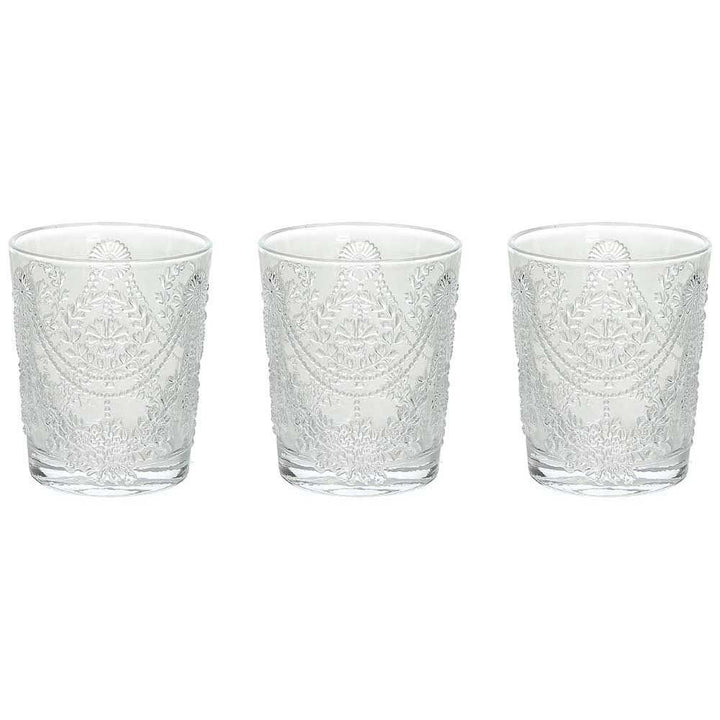 Set 6 Savoia White Tumbler 320cc  - Arimi Home & Kitchen